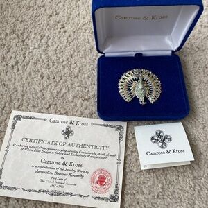 Jackie Kennedy peacock brooch